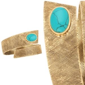 House of Harlow 1960 Turquoise Tanta Bangle